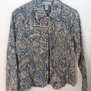 Casual jacket / paisley design